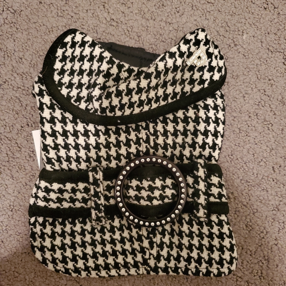Puppia Houndstooth Dog Cat Pet Coat
